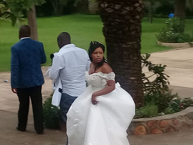 Fists fly at wedding