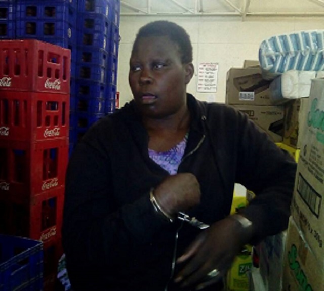 Woman arrested for stealing meat