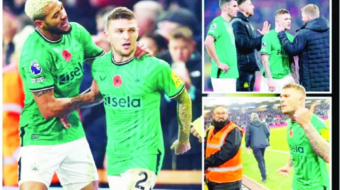 Trippier in altercation with Newcastle fan
