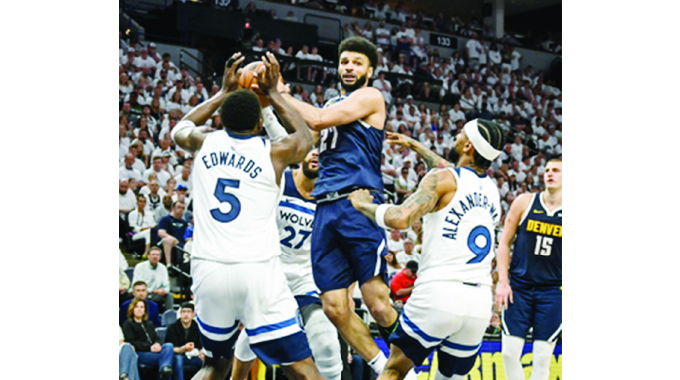 Nuggets knock off Wolves, tie series