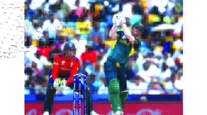 WARNER, HEAD LEAD AUSTRALIA TO BIG WIN OVER ENGLAND