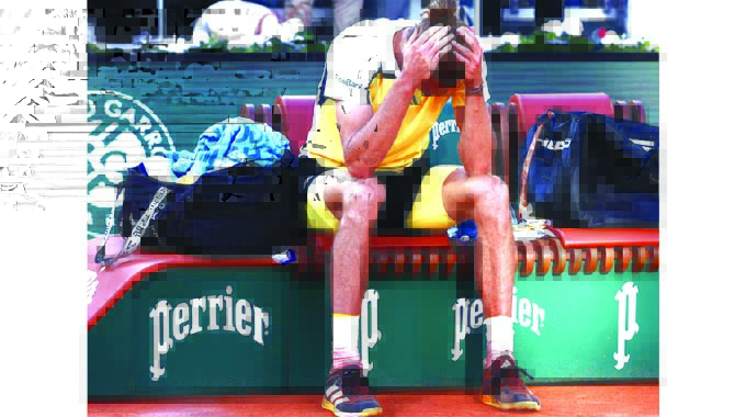 ZVEREV FRUSTRATED BY LINE CALL