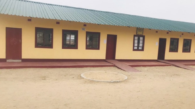 Pomp and fanfair as rural school commissions new classroom block
