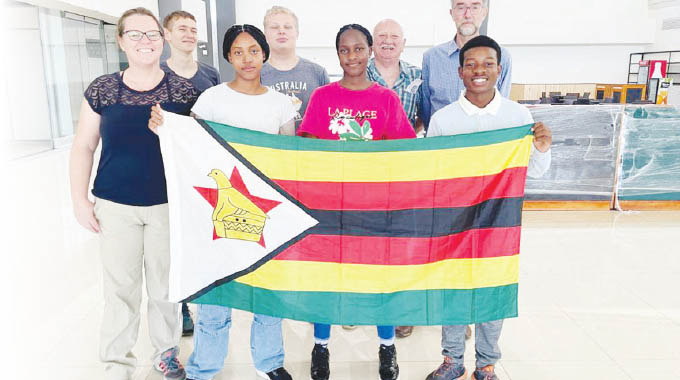TEAM ZIM IN HIGH SPIRITS