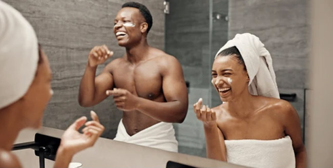 A shared skincare routine is more than just about good skin; it is about caring for each other and creating a lasting self-care ritual