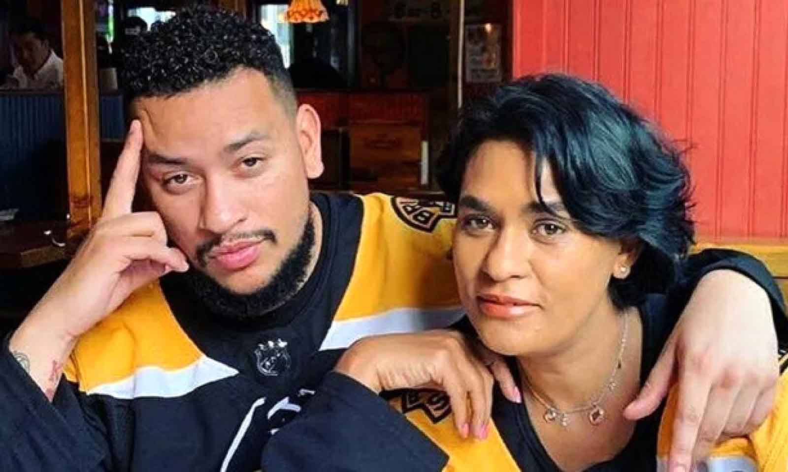A MUM’S TEARS FOR HER SLAIN SON
