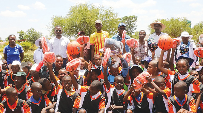 Mavunga donates sports equipment to Nketa schools
