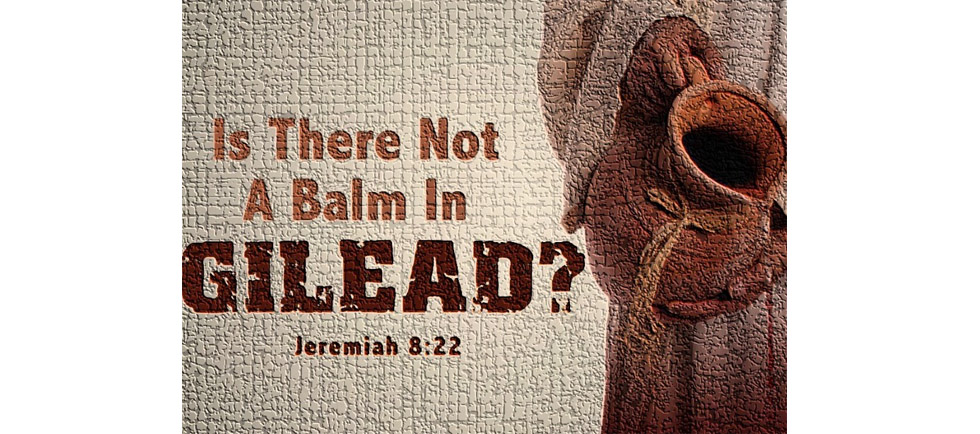 There is healing in the Lord