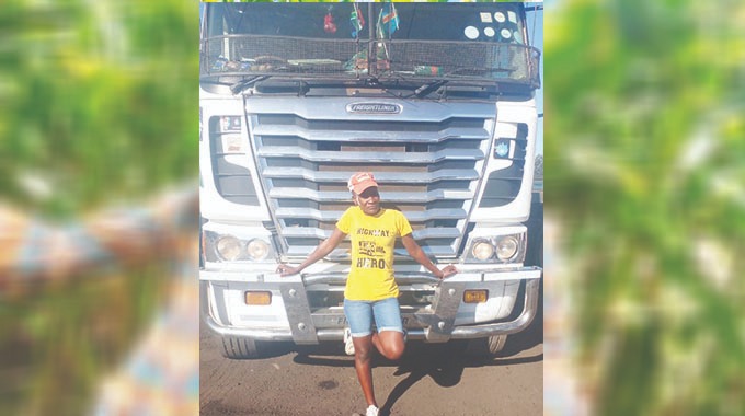 Lady truck driver defies odds. . .Meet Zimbabwe’s fearless female truck driver