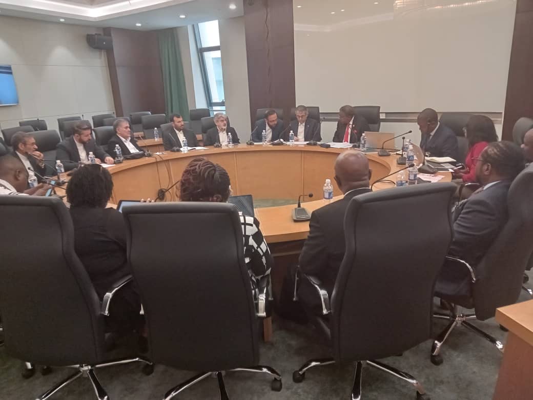 Iran delegation in Zimbabwe