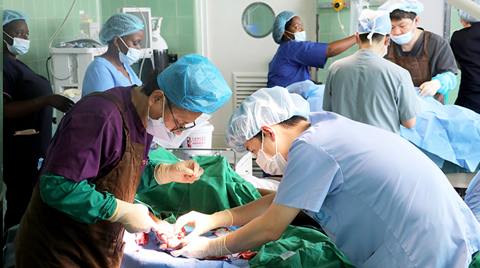 Korean doctors bring smiles