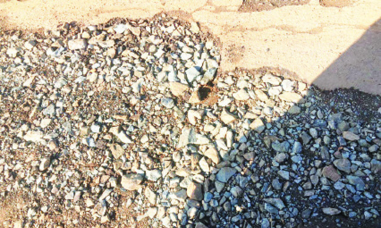 GOLD PANNERS DIGGING UP PATCHWAY/CHAKARI