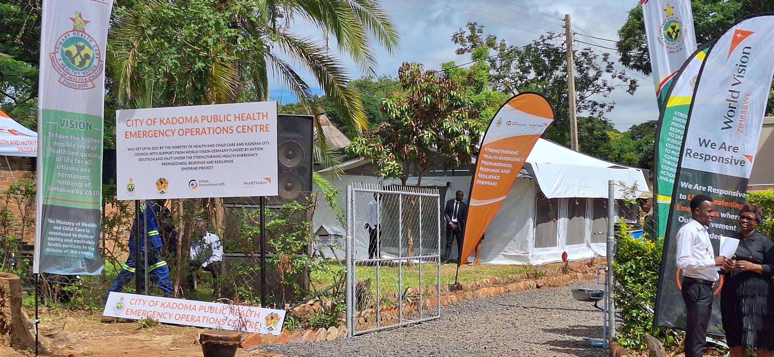 Kadoma Health Emergency Preparedness Centre commissioned