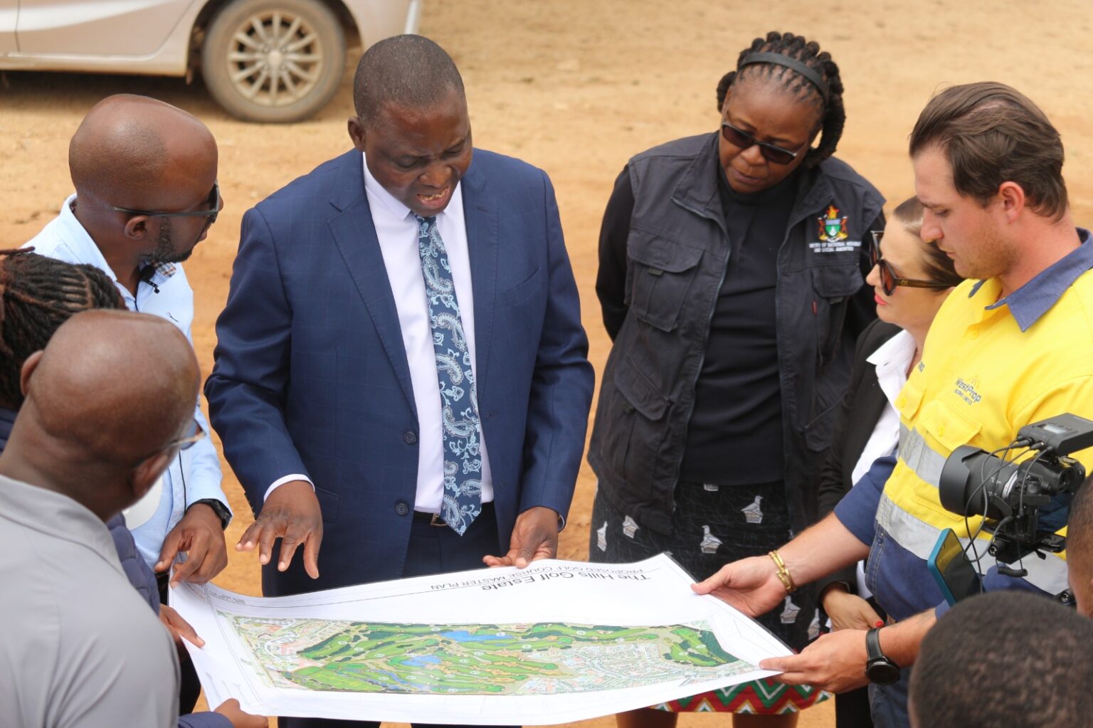 Housing Minister impressed by progress at Hills Luxury Golf Estate - herald