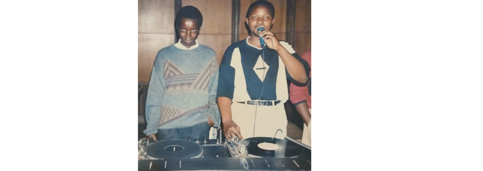 DJ Ranga (left) and Hosiah Singende