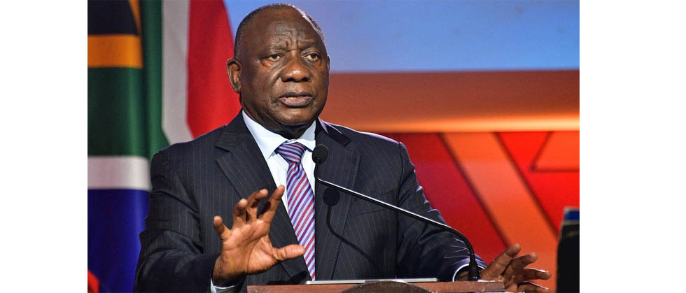 South Africa president Cyril Ramaphosa