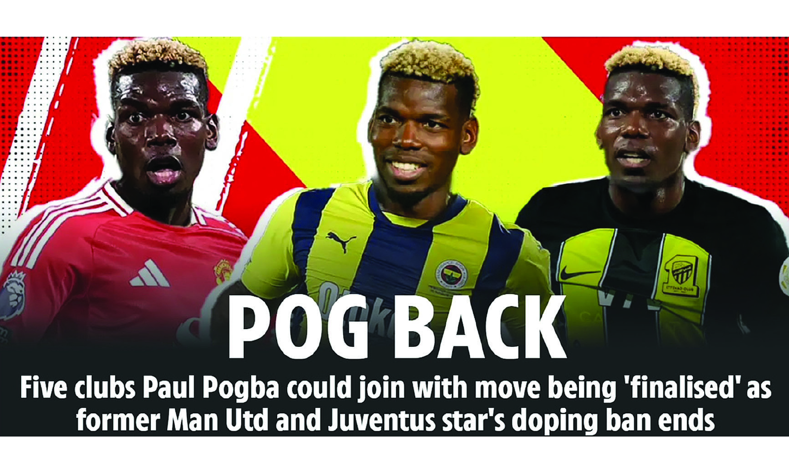 PAUL POGBA is free to return to football after his doping ban officially came to an end on Tuesday.