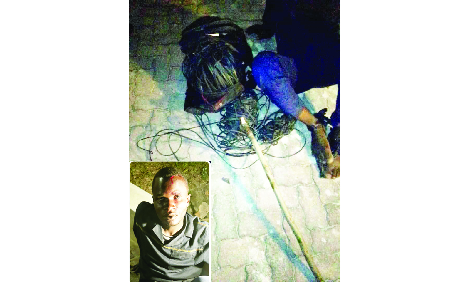 CABLE THIEF NABBED IN DARING NEIGHBOURHOOD OPERATION