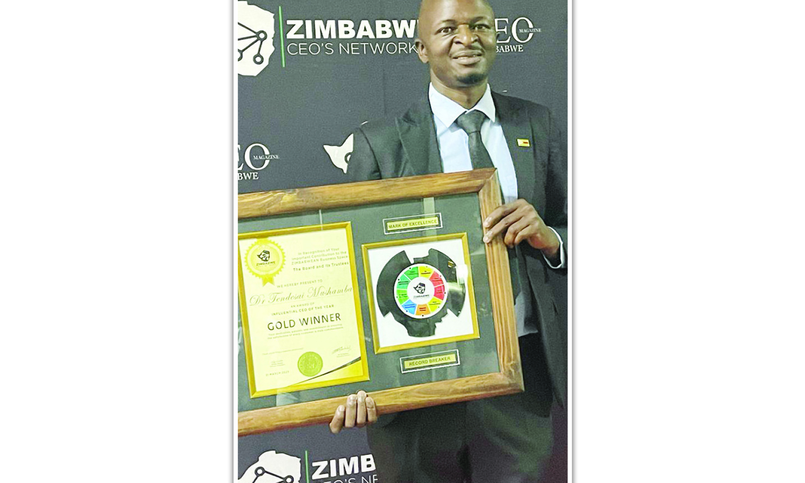 Entrepreneur basks in awards  glory