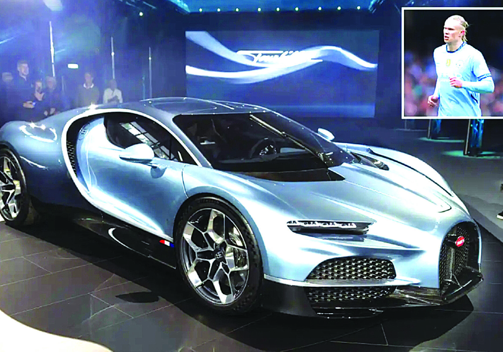 HAALAND SPLASHES OUT ON RARE £4M BUGATTI