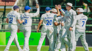 Durham County Cricket Club playing against Zimbabwe A at Harare Sports Club