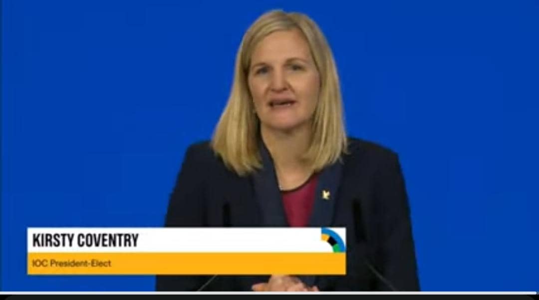 Kirsty Coventry has been elected the 10th President of the International Olympic Committee.