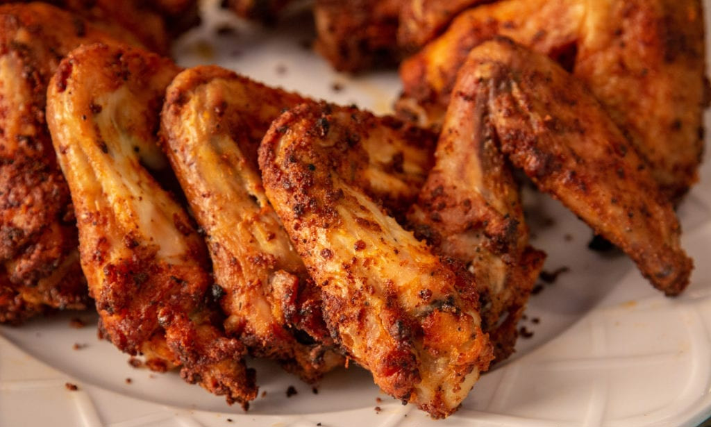 Oven crisp chicken wings!