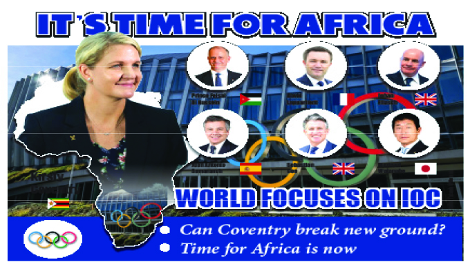 It’s time for Africa . . . Can Kirsty Coventry break new ground