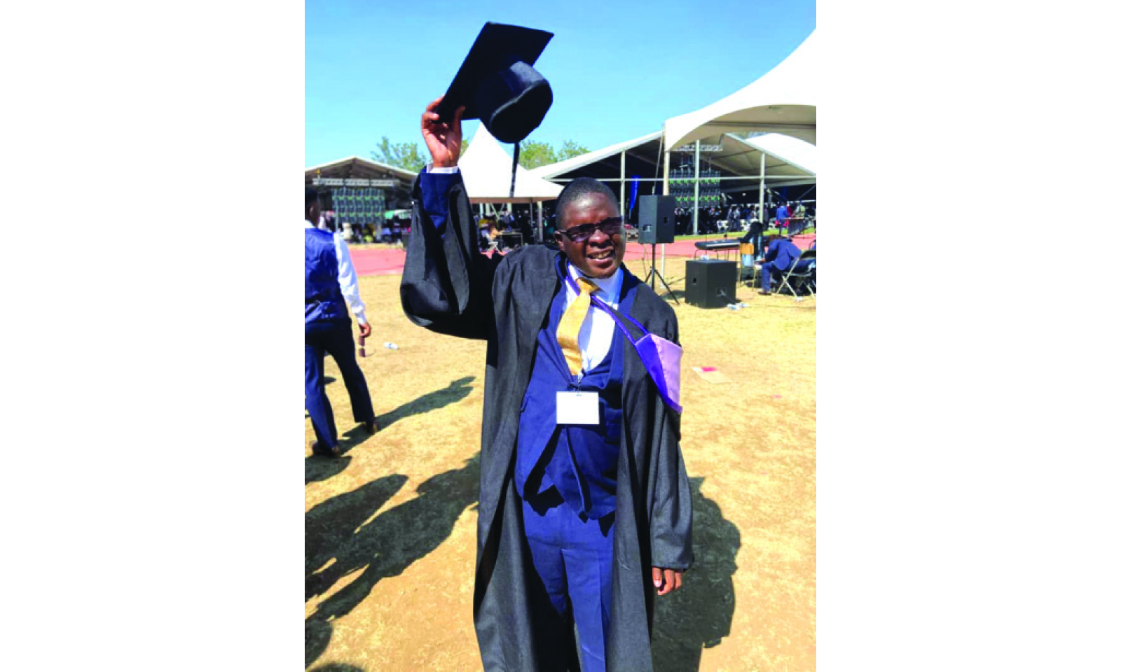 Visually impaired lawyer defies odds