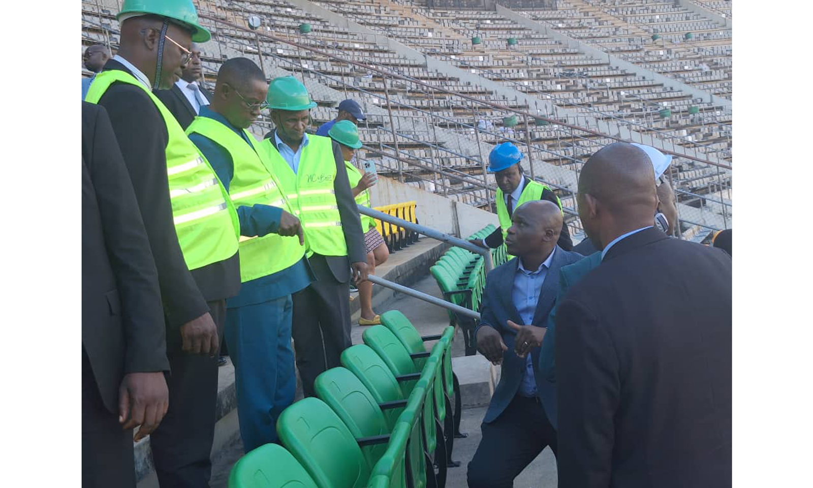 Sport Minister Tours National Sports Stadium