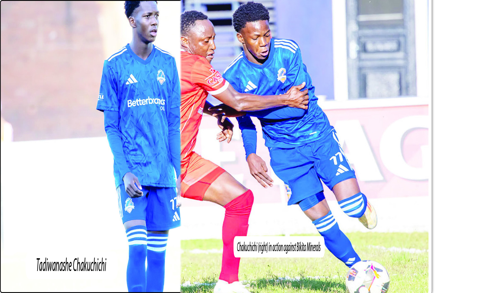 Tadiwanashe Chakuchichi (15) headed for stars