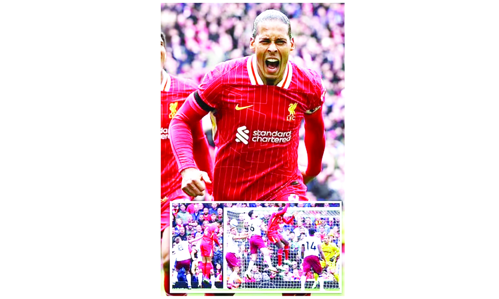 Van Dijk hints at Liverpool stay
