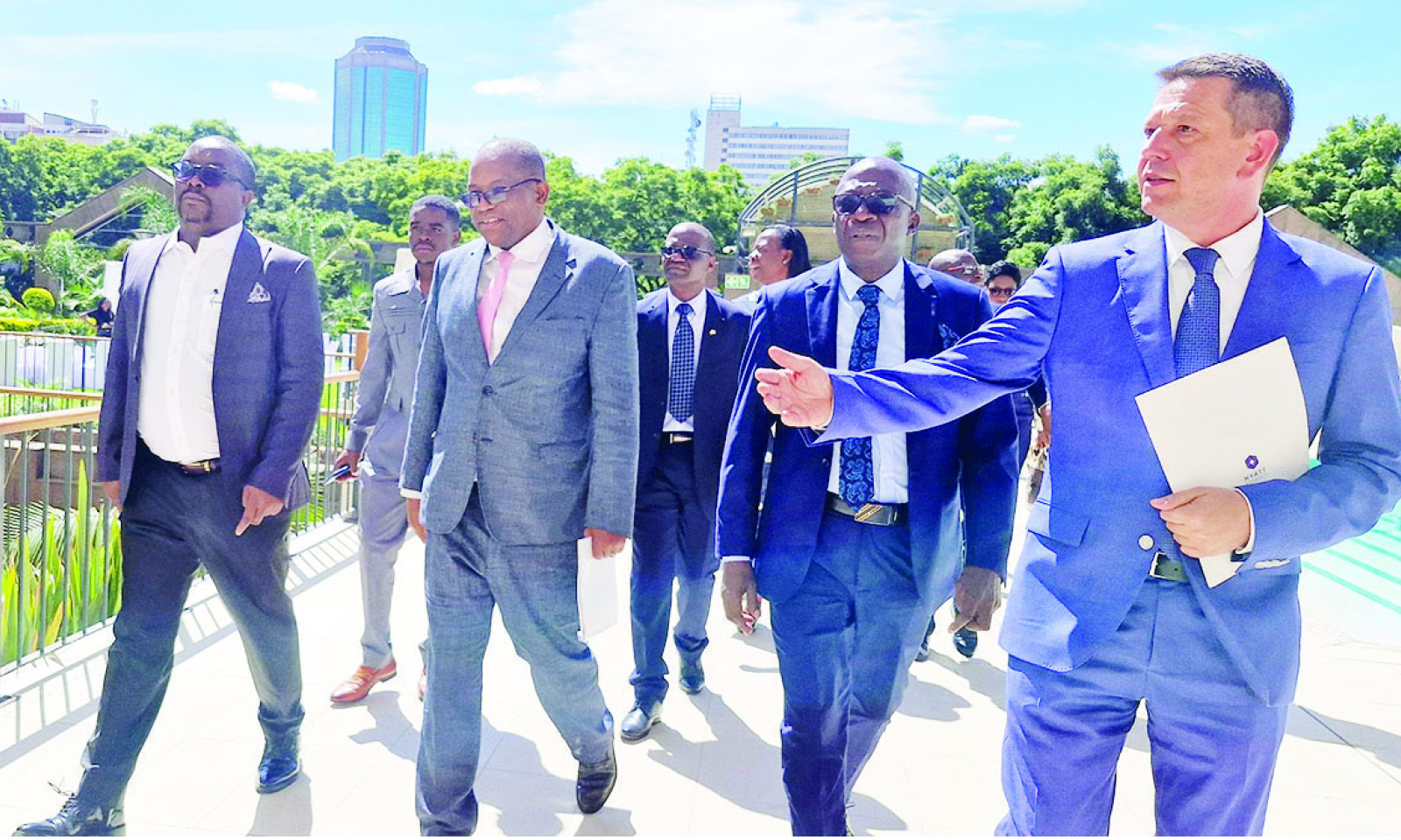 Hotel progress hailed