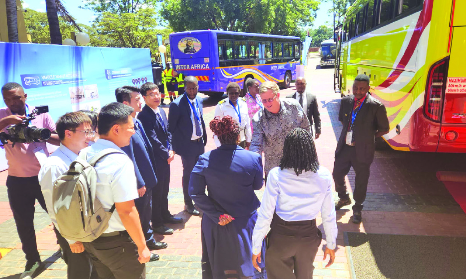 Yutong unveils new D14 bus model in Zimbabwe