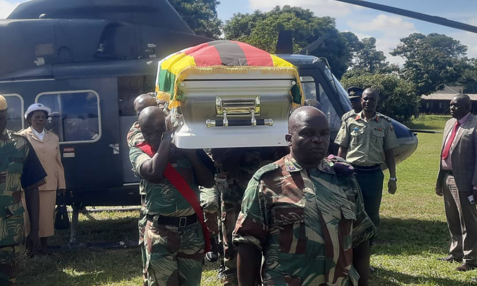 Cde Basopo’s body arrives in Harare