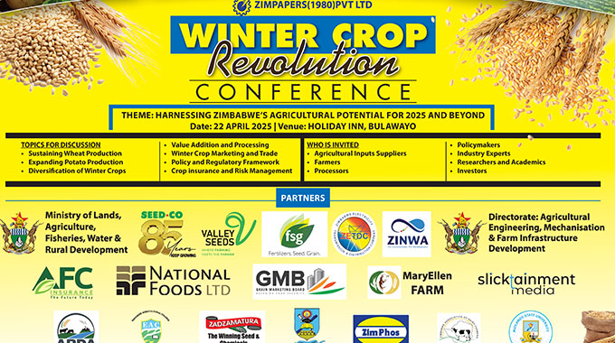 Zimpapers Winter Crop Revolution Conference on tomorrow