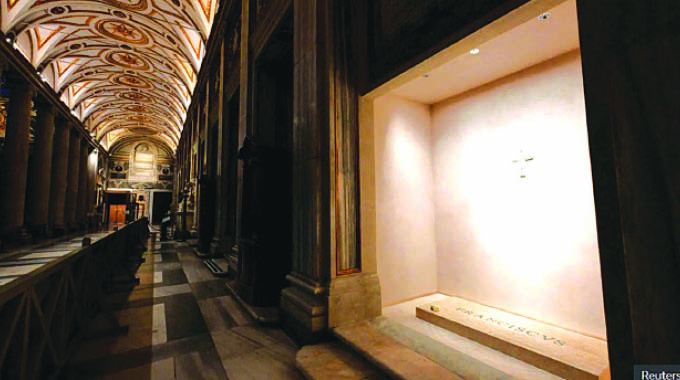 IMAGES OF POPE FRANCIS’ TOMB RELEASED