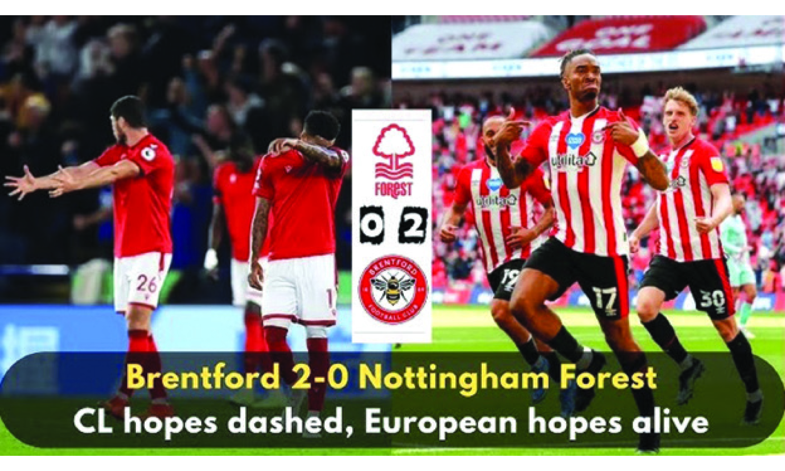 Forest blow chance to go third