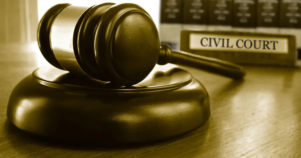 The meddlesome neighbour was dragged to court