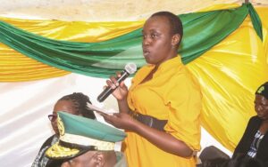 Marondera Female Open Correctional Institution inmate Mildred Goba expresses her gratitude to their patron First Lady Dr Auxillia Mnangagwa, saying the digital and vocational training centre would have a great impact on their lives