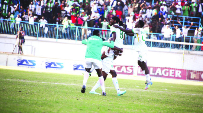 KUNDAI BENYU SAVES DERBY . . . Sigh of relief as fans turn up