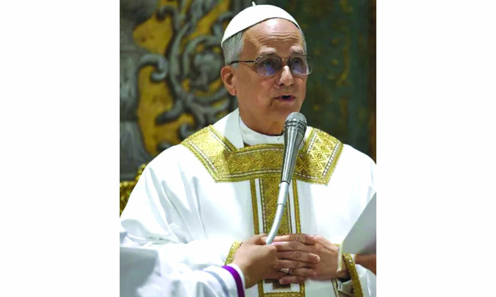 New Pope urges church to fight ‘lack of faith’ in first Mass
