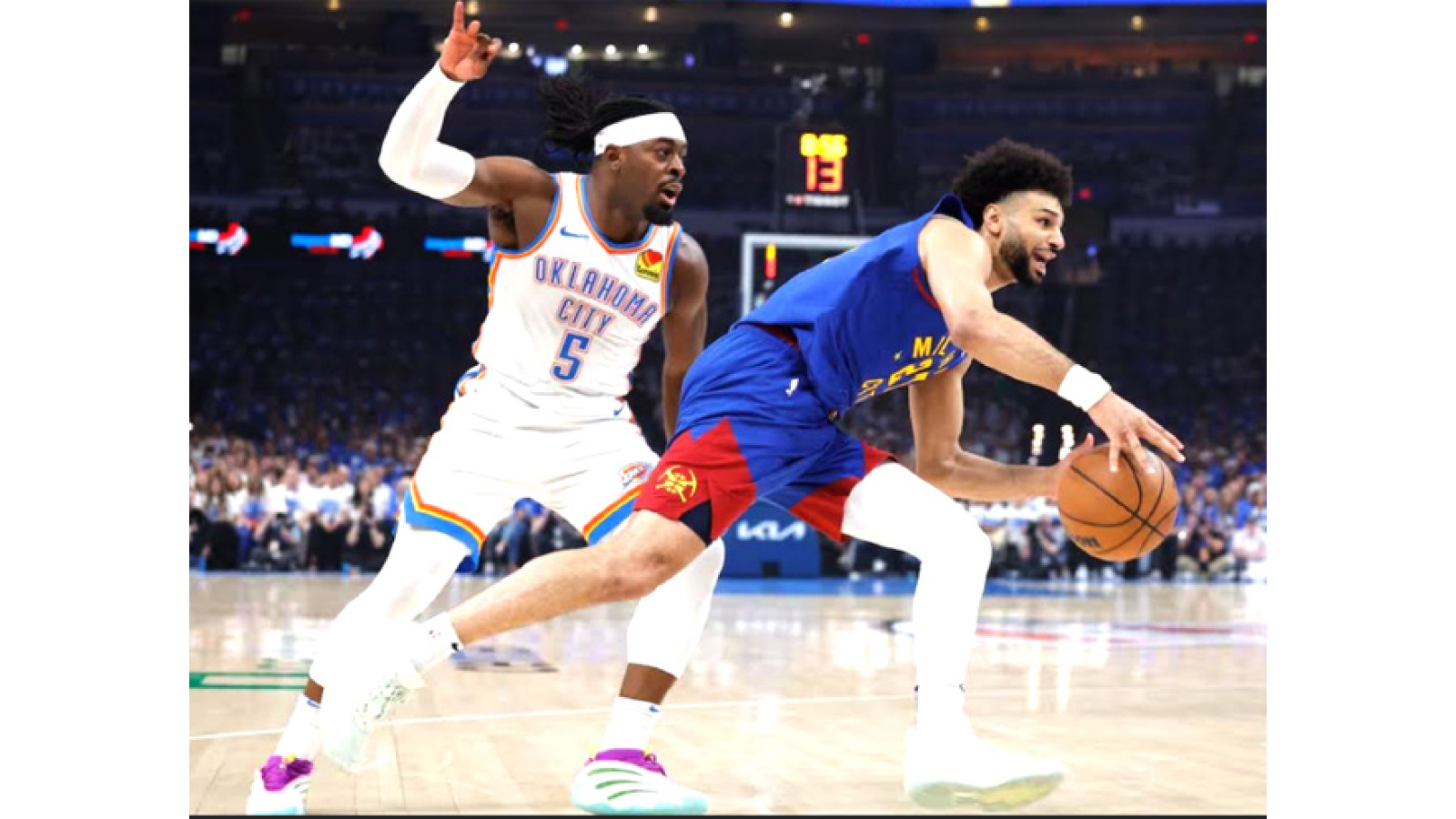 Thunder storm past Nuggets late