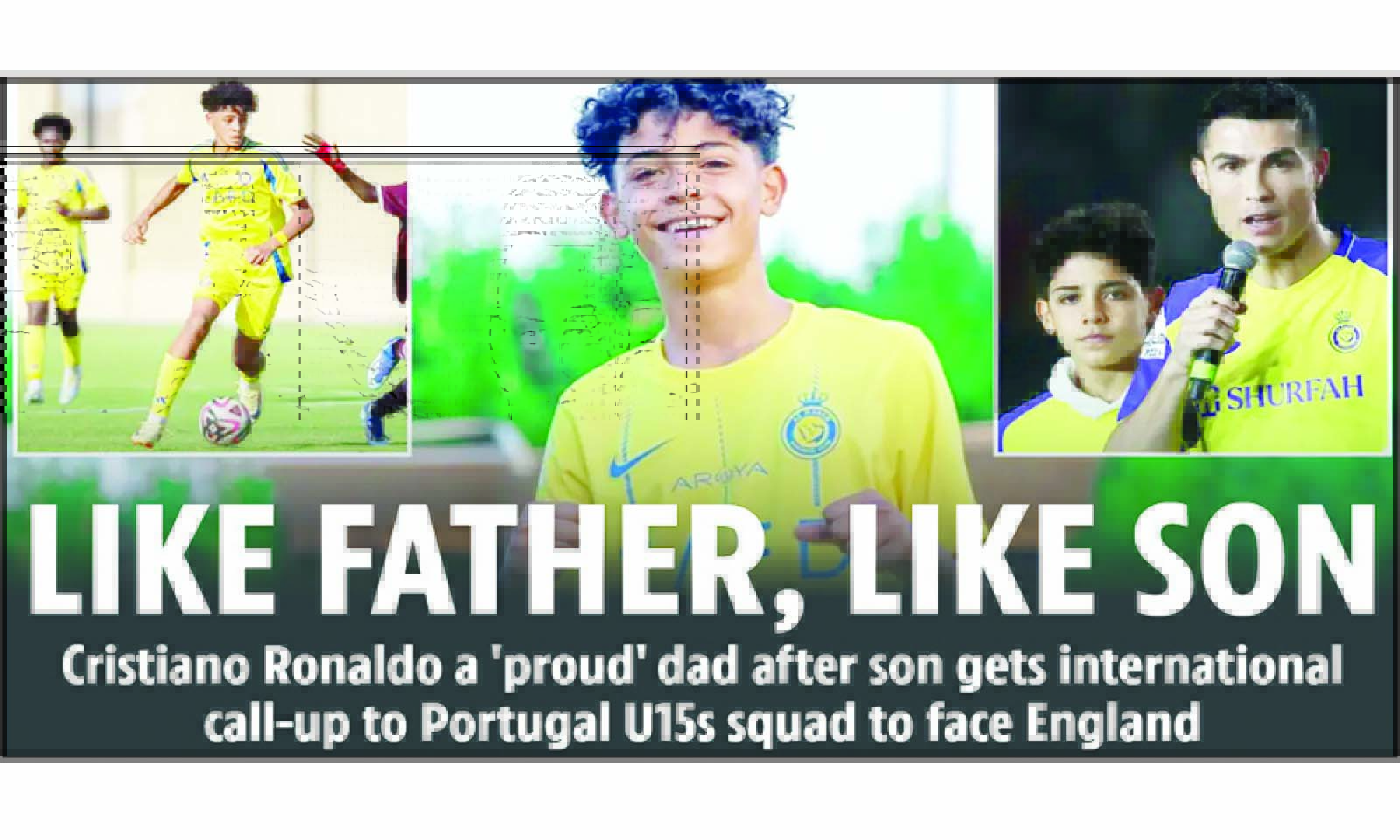 LIKE FATHER, LIKE SON