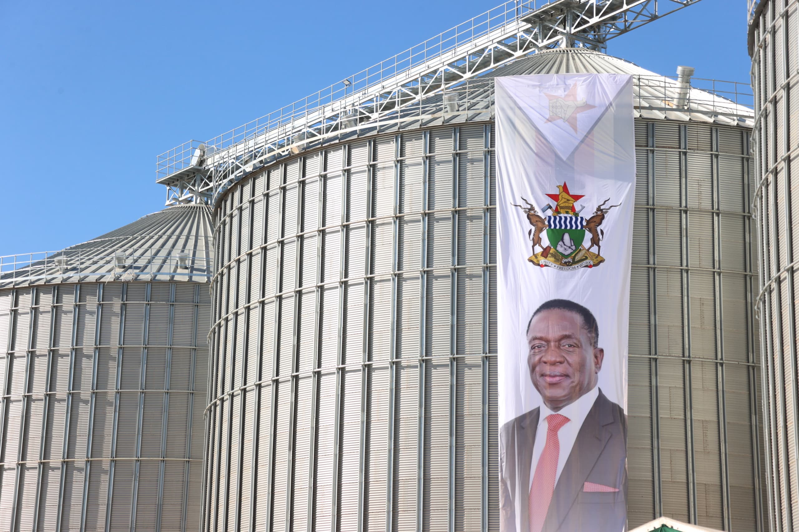 Hundreds at AI-powered grain silos commissioning
