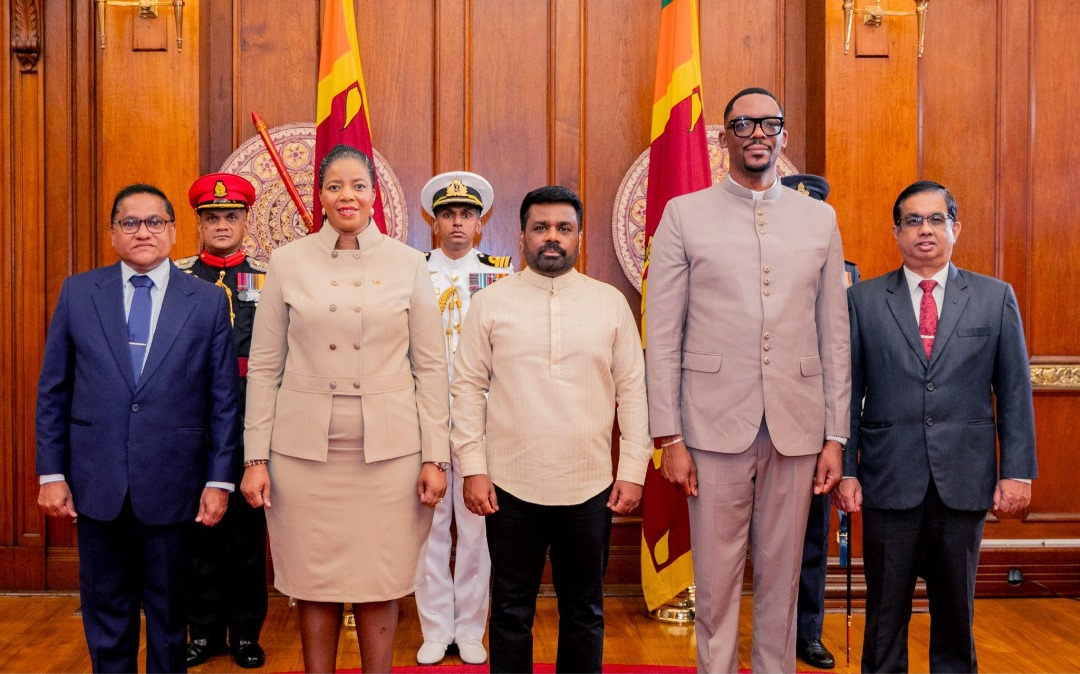 Diplomatic ties: Zimbabwe’s Ambassador presents credentials in Sri Lanka
