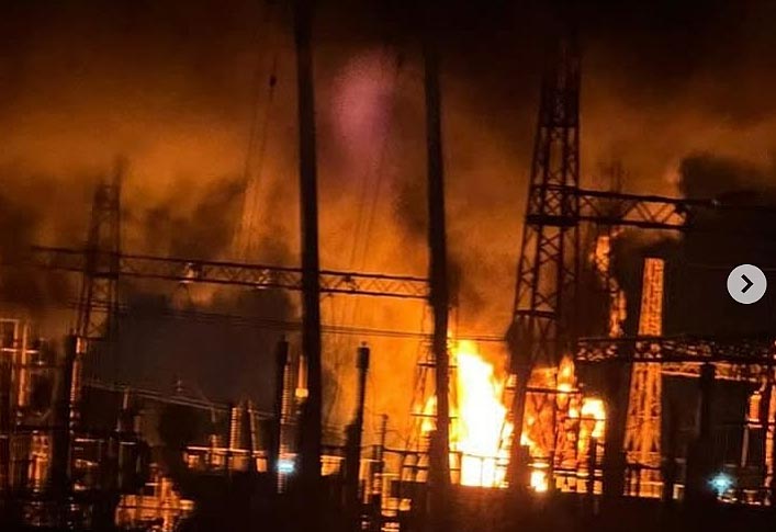 Fire damages Zesa Holdings Highfield Substation