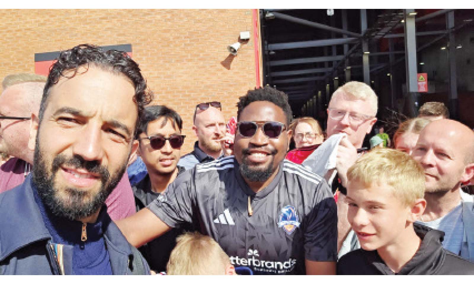 A SCOTT AT OLD TRAFFORD