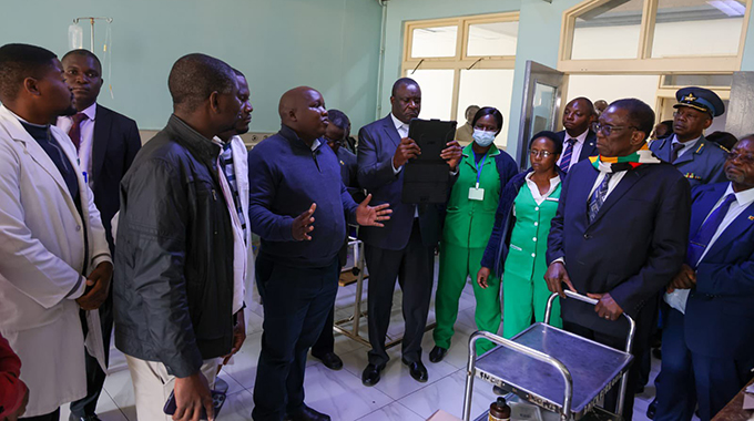 President Mnangagwa tours Parirenyatwa, Sally Mugabe hospitals
