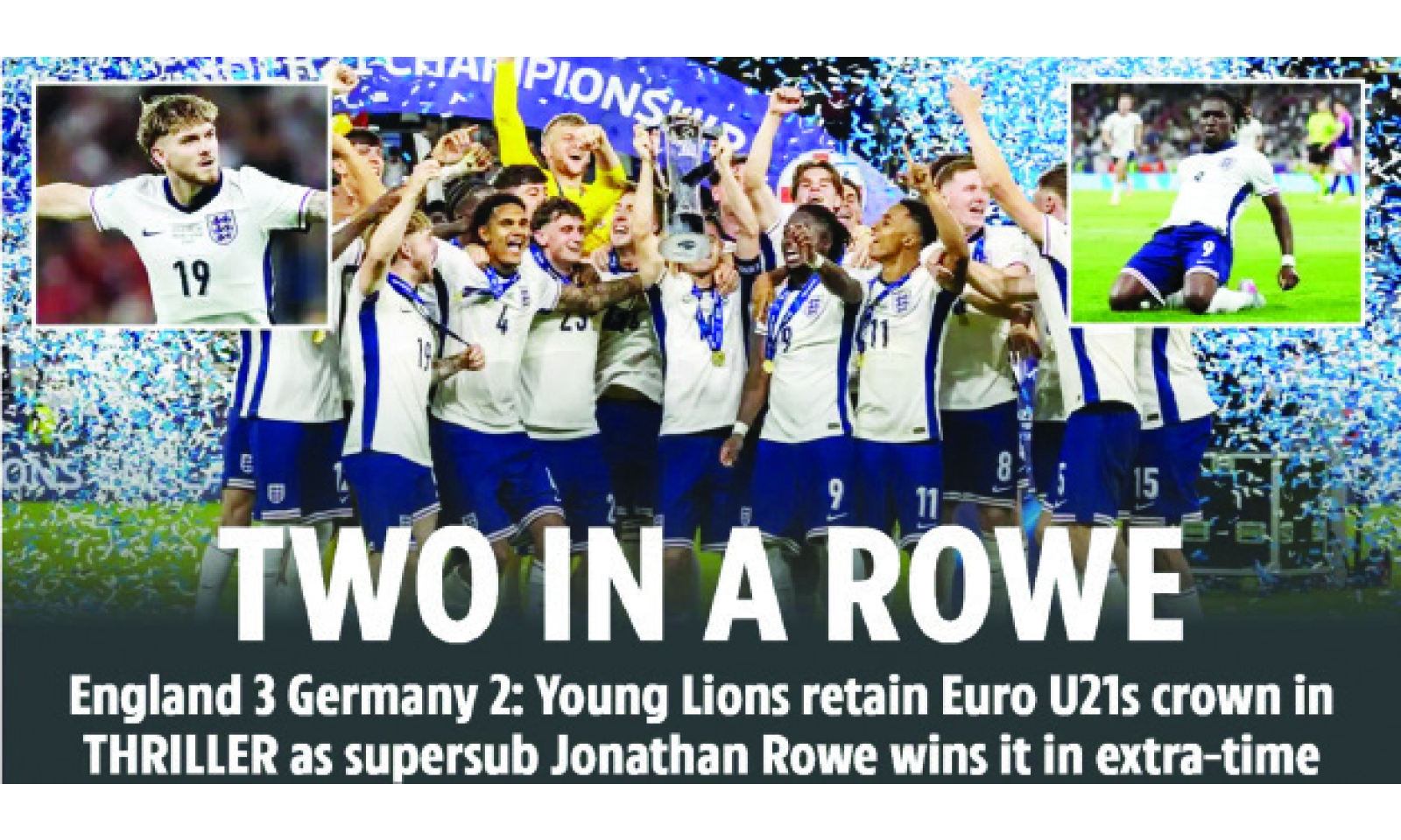 TWO IN A ROWE